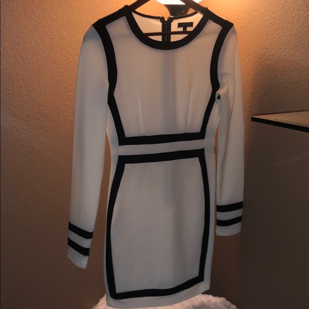 Black&White Mini Dress